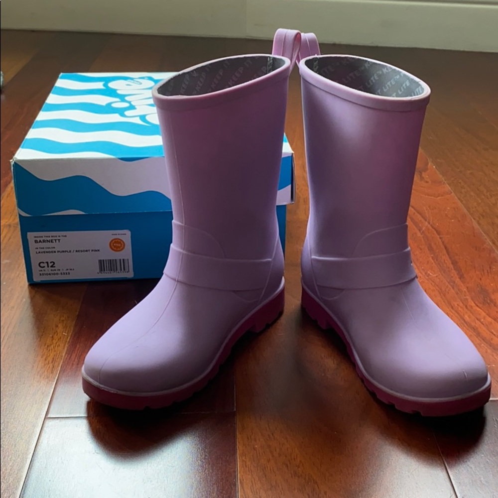 Pre-loved Native Lavender Rain Boot - Size 12